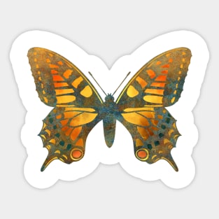 Monarch butterfly fly Sticker